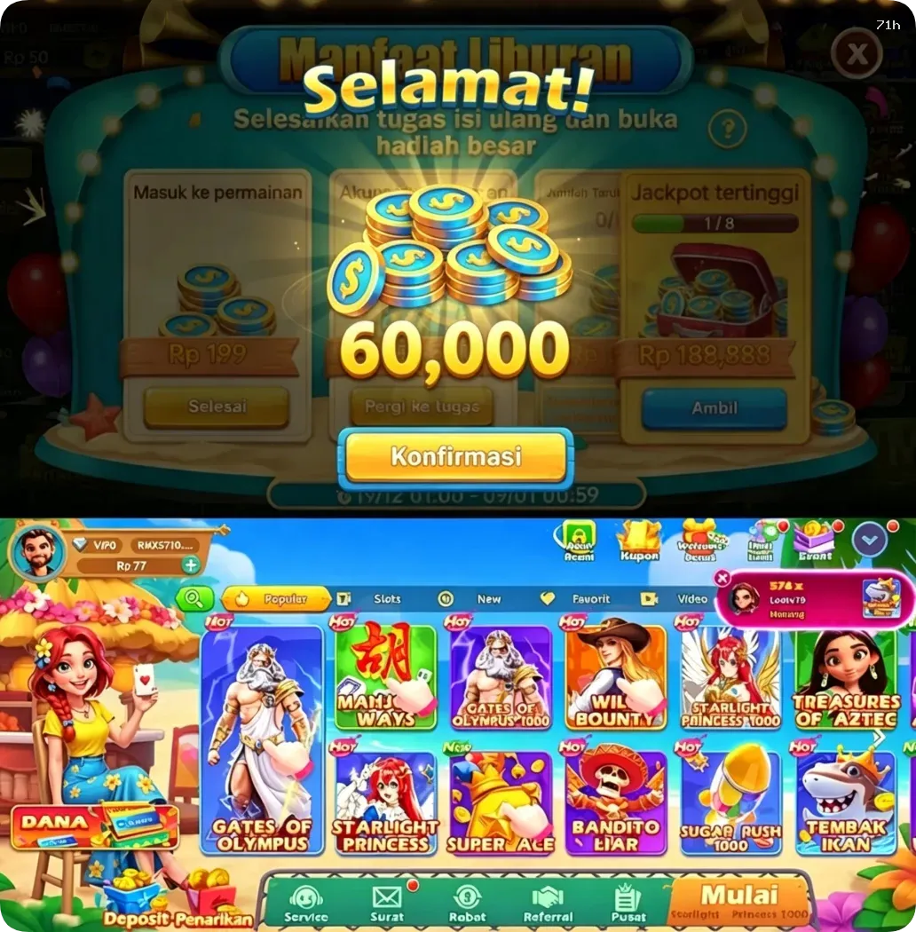 71h Masuk - 71h Resmi